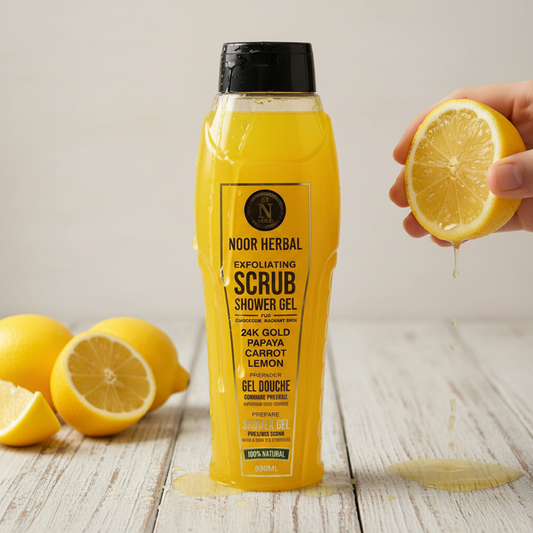 Lemon Exfoliating Scrub Shower Gel