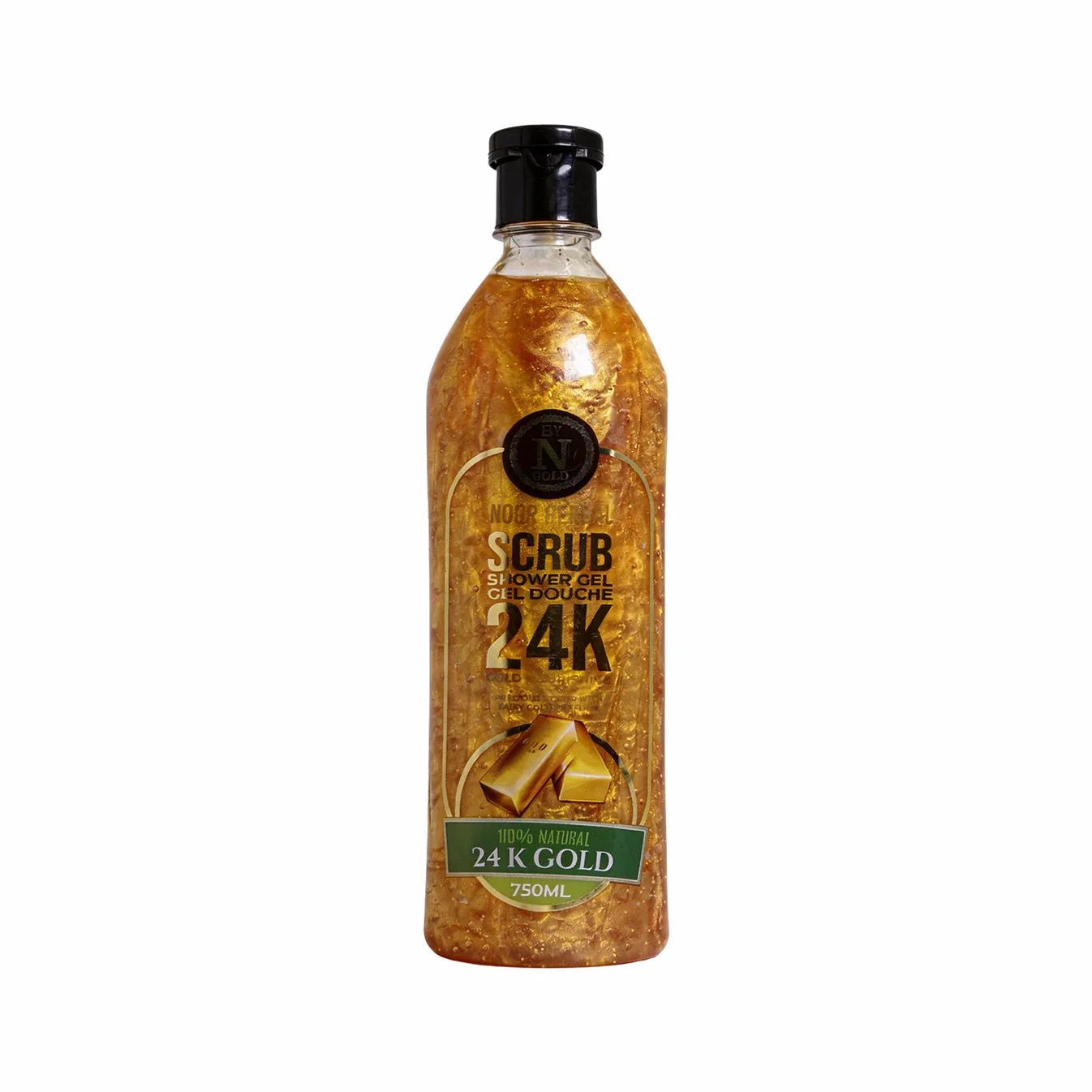 24K Gold Exfoliating Scrub Shower Gel