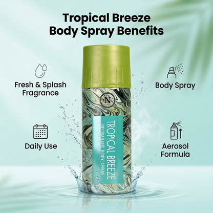 Tropical Breeze Deodorant Body Spray