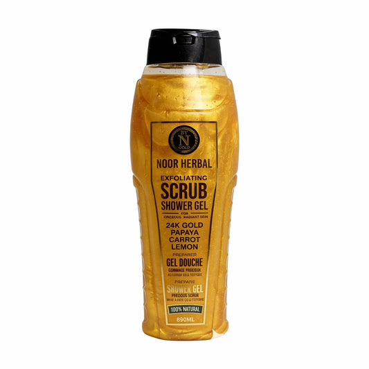 24K Gold Exfoliating Scrub Shower Gel