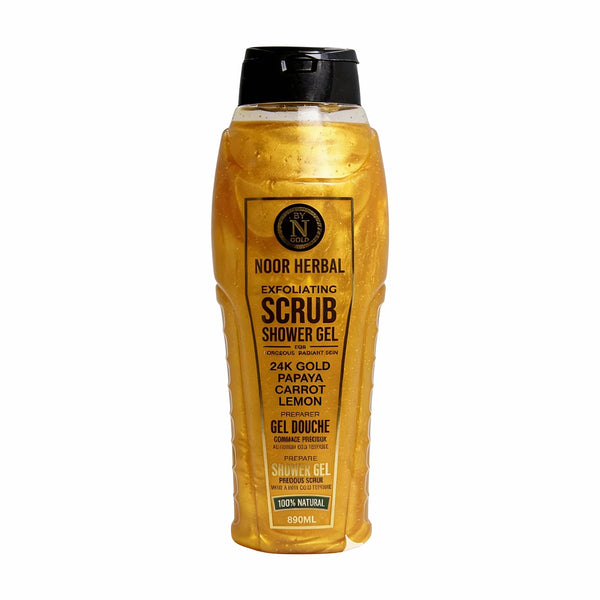24K Gold Exfoliating Scrub Shower Gel
