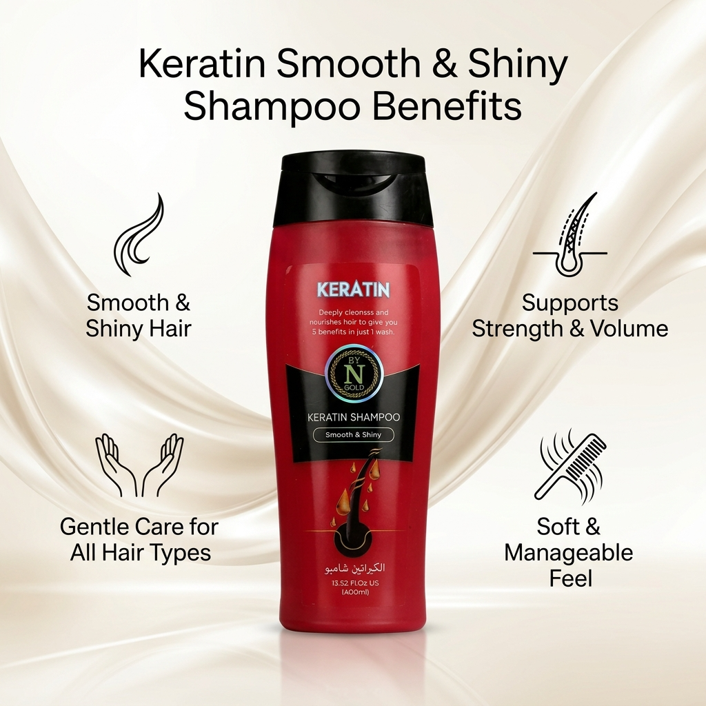 Keratin Smooth & Shiny Shampoo