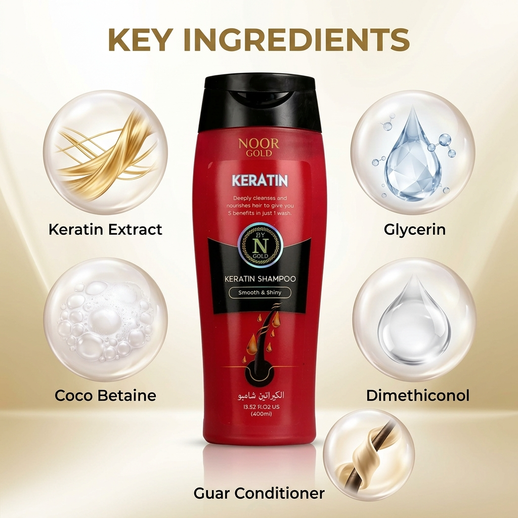 Keratin Smooth & Shiny Shampoo