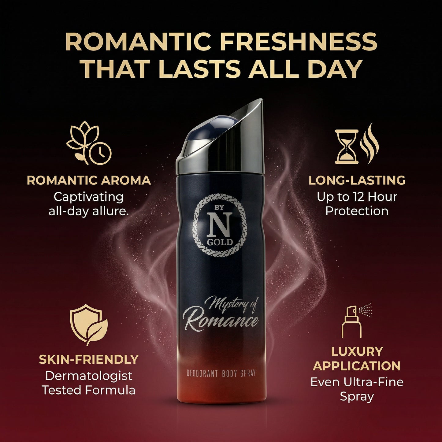 Mystery of Romance Deodorant Body Spray
